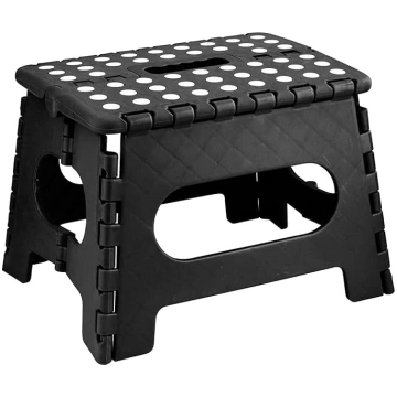 Folding Step Stool - 9 Inch Plastic Folding Stool 