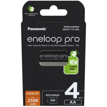 Rechargeable batteries PANASONIC ENELOOP PRO AA 25
