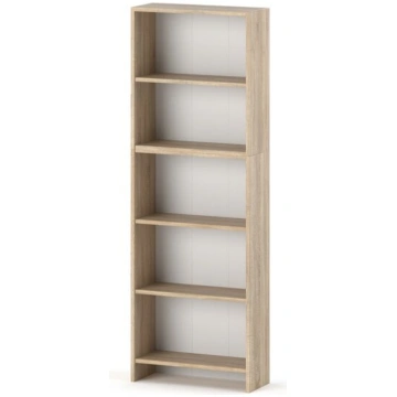 Grāmatu skapis biroja 5 plaukti 60cm