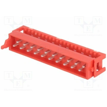 Connector: Micro-MaTch; plug; male; PIN: 20; IDC; 