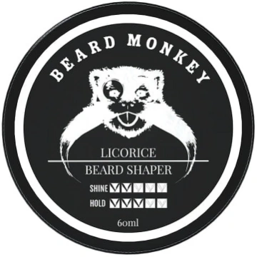 Beard Monkey - Beard Shaper Licorice - izmērs 60 m