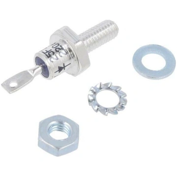 Diode: rectifying; 1kV; 25A; cathode to stud; DO20