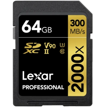 LEXAR PRO 2000X SDHC/SDXC UHS-II U3(V90) R300/W260