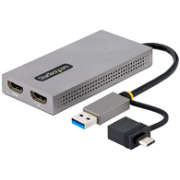 USB to Dual HDMI Adapter USB A/C to 2x HDMI Monito