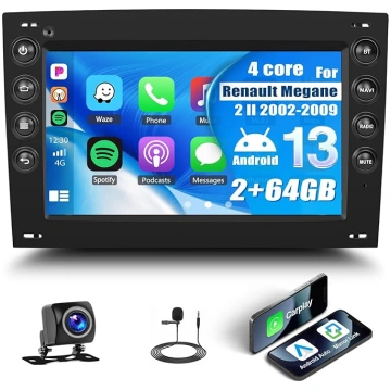 2G + 64G Android auto radio priekš Renault Megane