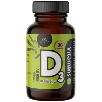 D vitamīns ar olīveļļu 4000 SV