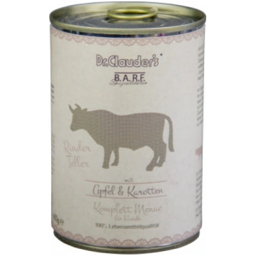 Dr.Clauder"s BARF pure Beef 400g - konservi suņiem