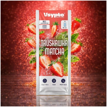 Browin Vsypto Zemeņu Matcha Garša, 9 g, 2 kcal/100