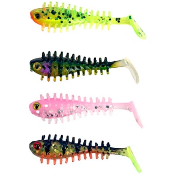 Fox Rage Uv Micro Spikey 4cm, 8 Gab. | Mīkstā Sili
