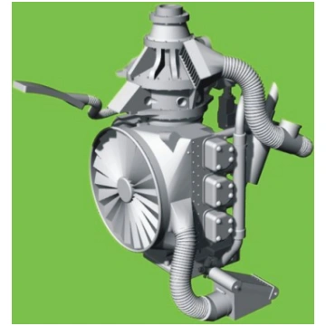 Piston Engine O-335 - 3D printed (for LF Models Be