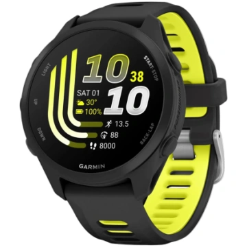 GARMIN Forerunner 170 43mm GPS melns/dzeltenīgs