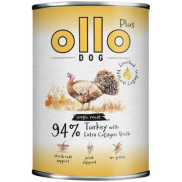OLLO Plus Collagen Turkey - wet dog food - 400g