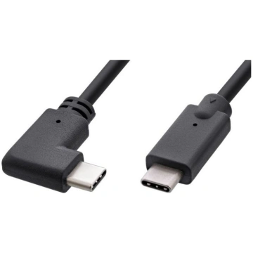MicroConnect USB-C cable 1m, 3.2 Gen2, one end Ang