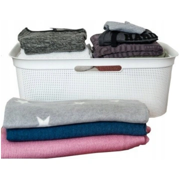 Rotho BASKET LAUNDRY BRISEN 41L WHITE COLOR 150900