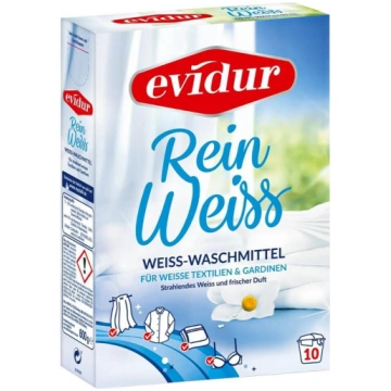 Evidur Rein Weiss pulveris baltās veļas mazgāšanai