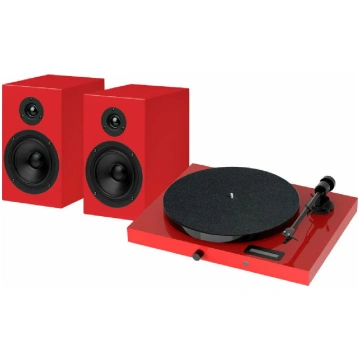 Pro-Ject SET "JUKE BOX E1 + SPEAKER BOX 5" - RED I