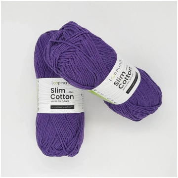 Slim Cotton Purple Recycled Cotton 100gr - 5 pezzi