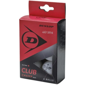 Galda tenisa bumbiņas Dunlop 1 star 6pcs White CLU