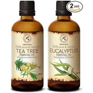 Tējas koka eļļa 100 ml un eikalipta eļļa 100 ml Ēt
