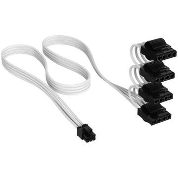 Corsair Premium Sleeved 4x 4-pin-molex-kabelis Do 