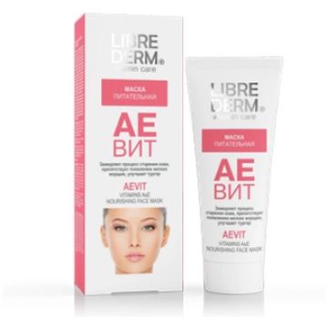 LIBREDERM AEVIT maska sejai ar AE vitamīniem, baro