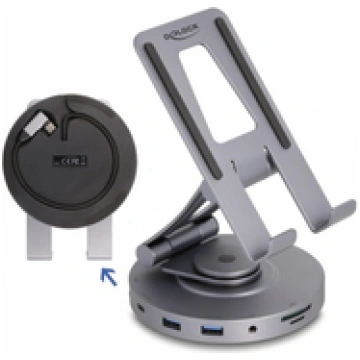 DeLOCK Tablet und Notebook Dockingstation 4K mit i