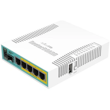 Mikrotik hEX PoE wired router White