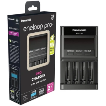 Panasonic eneloop Pro Ladegerät ar USB izeju 1-4 A