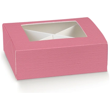 Fuxia box with dividers Casolaro Hotellerie