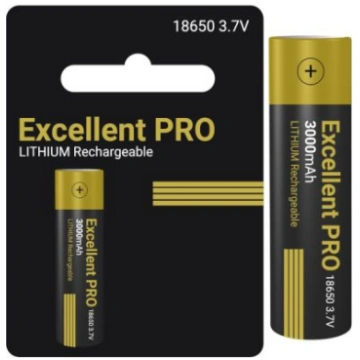 Akumulators Excellent Pro 18650, 3000mAh