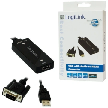 VGA with Audio to HDMI Converter Logilink