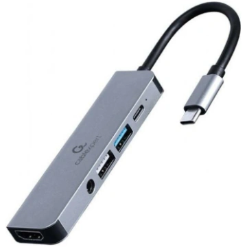 Gembird USB adapteris Type-C uz HDMI/USB3/5-in-1 A