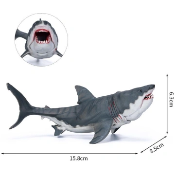 Big Shark Rotaļlietas Megalodons Plastmasas Dažādi