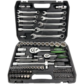1/4" + 1/2" Dr. Socket wrench set 82pcs
