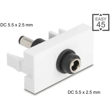 Delock Easy 45 Module DC 5.5 x 2.5 mm female to DC