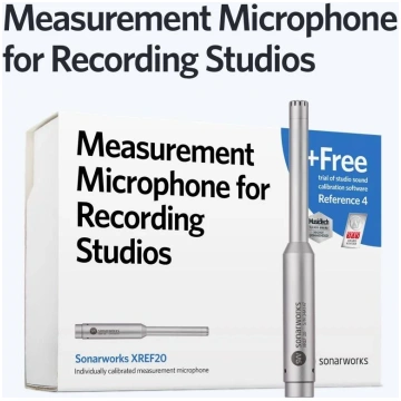 Measurement Microphone XREF20 retail box Sonarwork