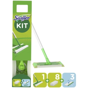 SWEEPER KIT SWIFFER 8 DRY+3 WET 8006540316764 ( 80