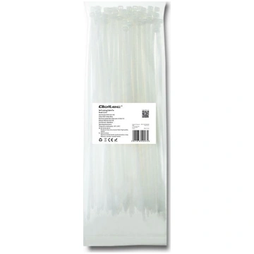 Self-locking Cable Tie 4.8x300mm nylon UV white ( 