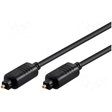 Cable | Toslink plug,both sides | 2m | Øcable: 5mm