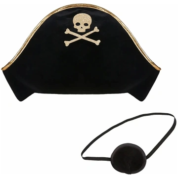 Mimi & Lula - Pirate Hat And Eye Pad - izmērs ONE 