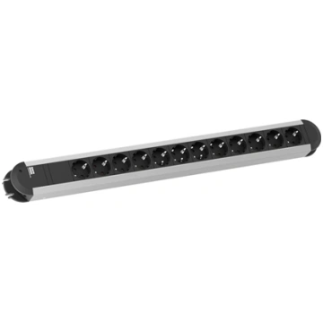 Bachmann PRIMO socket strip 12x earthing contact, 