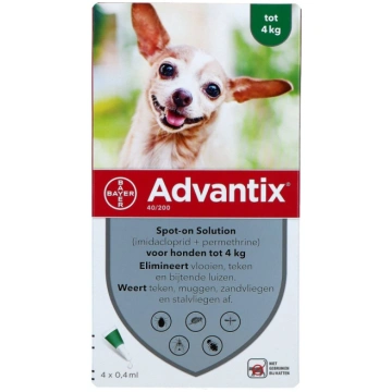 Advantix 40 mg Šķīdums - Blusu Invāzijas Profilaks