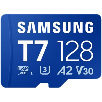SAMSUNG T7 microSD Memory Card 128GB | MB-MB128T/W