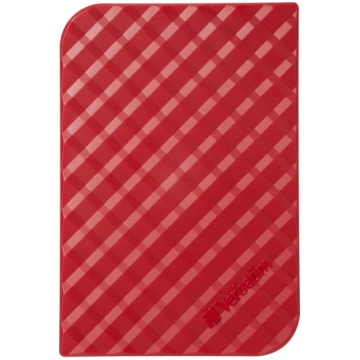Cietais disks Verbatim 1TB USB 3.2 Gen 1 Sarkans