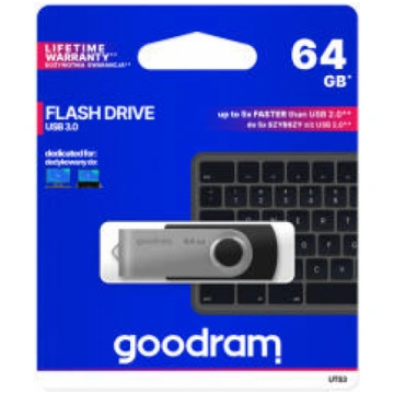 Goodram UTS3 USB 3.0 64GB Black (UTS3-0640K0R11)
