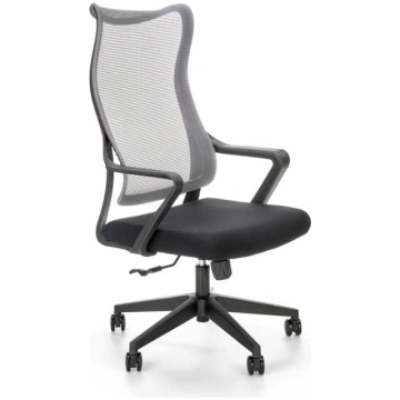 LORETO swivel armchair, grey/black