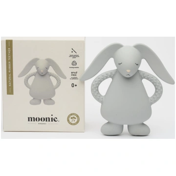 Moonie dabīgā kaučuka zobgrauzis Zaķis (0m+) - Sil