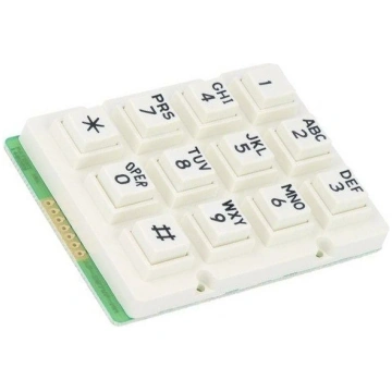 Keypad: plastic; No.of butt: 12; none; plastic; 20
