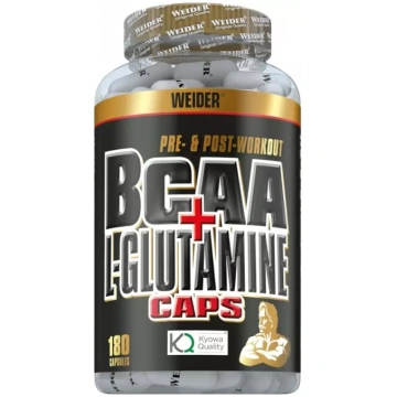 WEIDER BCAA + Glutamine Caps 180 caps