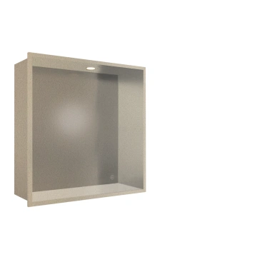 Tērauda dušas niša ar LED gaismu/100*300*300mm/smi